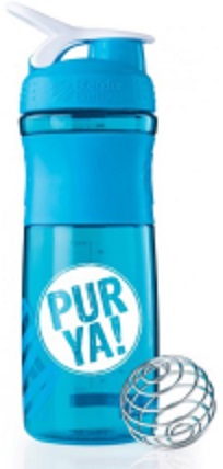 PURYA!  Blender Bottle Sportmixer Bisphenolfrei,  800 ml nur noch blau erhältlich