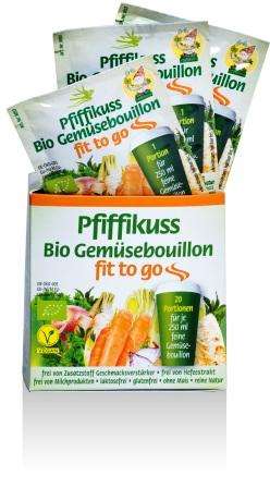 Pfiffikuss BIO Gemüse - Bouillon Fit to go! 20 Portionen-Beutel 