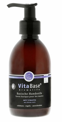 VitaBase Basische Handseife extra mild mit Limette 250 ml mit 10% Rabatt 