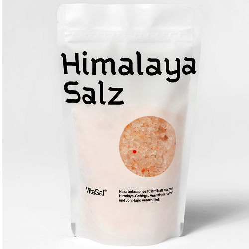 Himalaya Kristallsalz Fairtrade, grob 400 g Nachfüll Beutel für Mühle